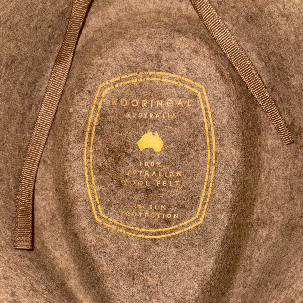 Kooringal Brown Wool Felt Hat